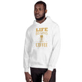 Unisex Hooded Sweatshirt - Life begins after coffee