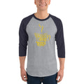 Men's 3/4th Sleeve Raglan T- Shirt - Herbal tea tastes better when its coffee