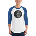 Men's 3/4th Sleeve Raglan T- Shirt - Warlord- Eagle