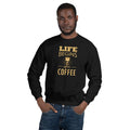 Unisex Crewneck Sweatshirt - Life begins after coffee
