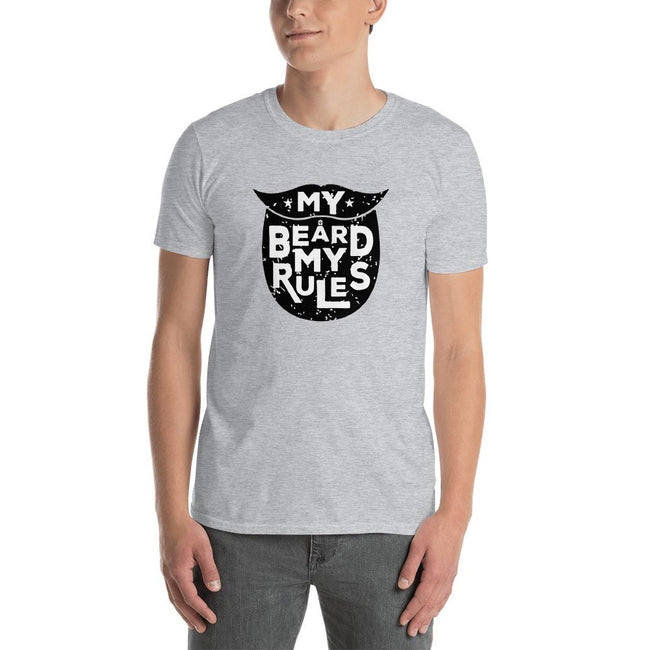 Men's Round Neck T Shirt - My Beard  My Rules