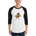 Men's 3/4th Sleeve Raglan T- Shirt - Ravishing Rockstar