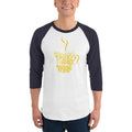 Men's 3/4th Sleeve Raglan T- Shirt - Herbal tea tastes better when its coffee