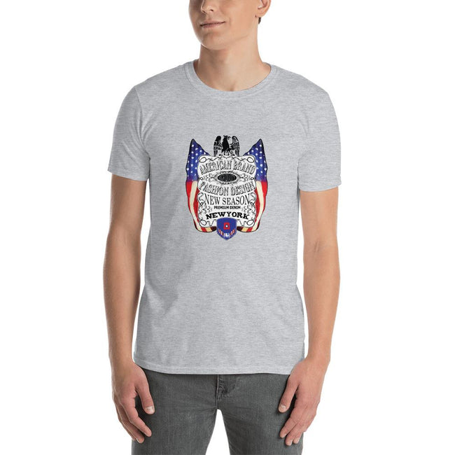 Men's Round Neck T Shirt - American  Brand Fashion Design