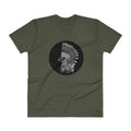 Men's V- Neck T Shirt - Warlord- Eagle