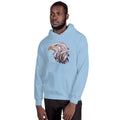 Unisex Hooded Sweatshirt - Eagle Doodle- Color