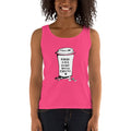 Women's Missy Fit Tank top - Good days start with coffee- Takeaway cup