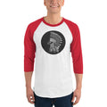 Men's 3/4th Sleeve Raglan T- Shirt - Warlord- Eagle