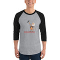 Men's 3/4th Sleeve Raglan T- Shirt - Modi- Cartoon