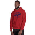 Unisex Hooded Sweatshirt - California- LA- Eagle