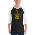 Men's 3/4th Sleeve Raglan T- Shirt - Herbal tea tastes better when its coffee
