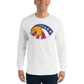 Men's Long Sleeve T-Shirt - 6 Stars in a circle- Eagle Design