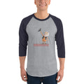 Men's 3/4th Sleeve Raglan T- Shirt - Modi- Cartoon
