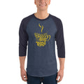 Men's 3/4th Sleeve Raglan T- Shirt - Herbal tea tastes better when its coffee