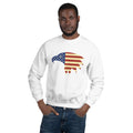 Unisex Crewneck Sweatshirt - Eagle- American Flag design