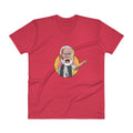 Men's V- Neck T Shirt - Narendra Modi- Angry