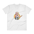 Men's V- Neck T Shirt - Narendra Modi- Angry