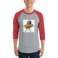 Men's 3/4th Sleeve Raglan T- Shirt - Ravishing Rockstar