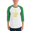 Men's 3/4th Sleeve Raglan T- Shirt - Herbal tea tastes better when its coffee