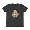 Men's V- Neck T Shirt - Narendra Modi- Angry