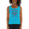 Women's Missy Fit Tank top - Everything gets better with coffee
