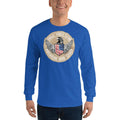 Men's Long Sleeve T-Shirt - Eagle Force Team- American War Story
