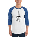 Men's 3/4th Sleeve Raglan T- Shirt - Good days start with coffee & you - mug