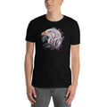 Men's Round Neck T Shirt - Eagle Doodle- Color