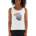Women's Missy Fit Tank top - Eagle Doodle- Color