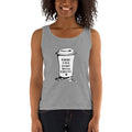 Women's Missy Fit Tank top - Good days start with coffee- Takeaway cup