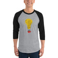 Men's 3/4th Sleeve Raglan T- Shirt - Coffee is always a good idea- bulb