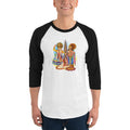 Men's 3/4th Sleeve Raglan T- Shirt - Onam- Celebration of Homecoming