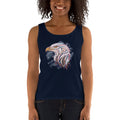 Women's Missy Fit Tank top - Eagle Doodle- Color