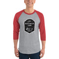 Men's 3/4th Sleeve Raglan T- Shirt - Barber Shop - Best in Town