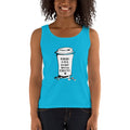 Women's Missy Fit Tank top - Good days start with coffee- Takeaway cup