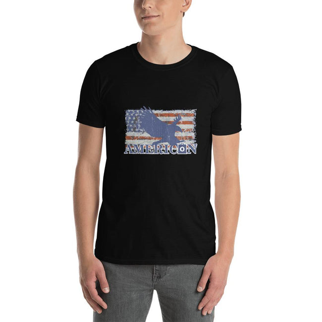 Men's Round Neck T Shirt - American