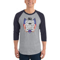 Men's 3/4th Sleeve Raglan T- Shirt - American Brand Fashion Design
