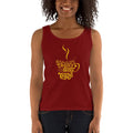 Women's Missy Fit Tank top - Herbal tea tastes better when its coffee