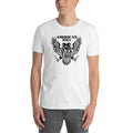 Men's Round Neck T Shirt - Black Eagle- American