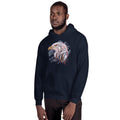 Unisex Hooded Sweatshirt - Eagle Doodle- Color