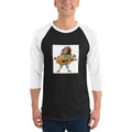 Men's 3/4th Sleeve Raglan T- Shirt - Ravishing Rockstar