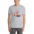 Men's Round Neck T Shirt - Narendra Modi- Laptop Cartoon