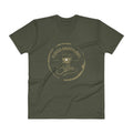 Men's V- Neck T Shirt - Good Morning- Drink Coffee