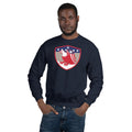 Unisex Crewneck Sweatshirt - Bald Eagle in Shield, Retro design