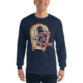 Navy / S Bengali Ultra Cotton Long Sleeve T-Shirt - Eso He Baishakh