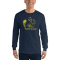 Navy / S Bengali Ultra Cotton Long Sleeve T-Shirt - Naru Gopal