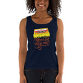Navy / S Bengali Ultra Cotton Tank Top - Purano Sei Diner Kotha