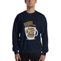 Navy / S Bengali Unisex Heavy Blend Crewneck Sweatshirt - Coffee House Er Sei Adda