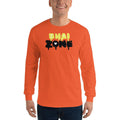 Orange / S Bengali Ultra Cotton Long Sleeve T-Shirt - Bhai Zone