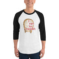 White/Black / XS Bengali Unisex Fine Jersey Raglan Tee -Eso He Baishakh
